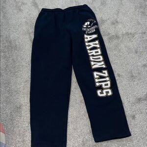 Jansport Old Akron Zips Vintage Retro Fleece Track Jogger Sweatpants Pants M
